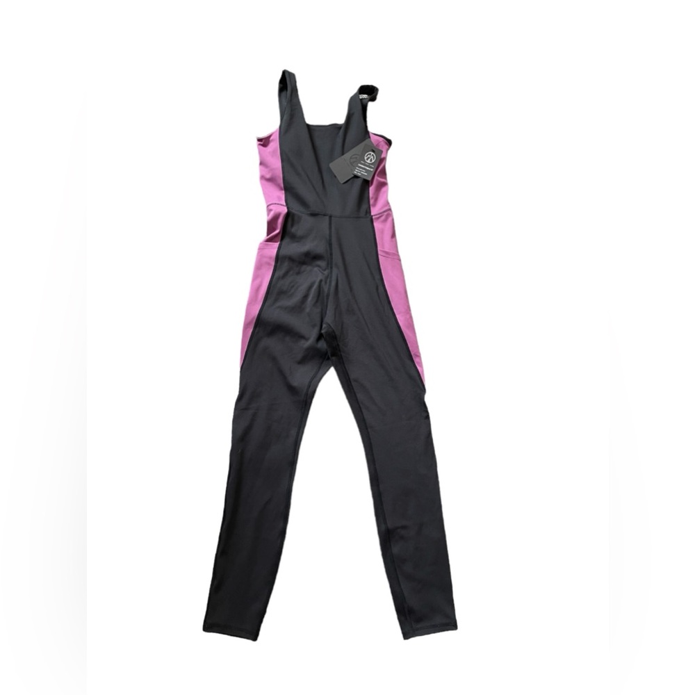 Move Theology New with Tags Spandex Body Suit Size S Ankle Length Jumpsuit